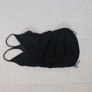 Black Lululemon Side Tie Tank 4